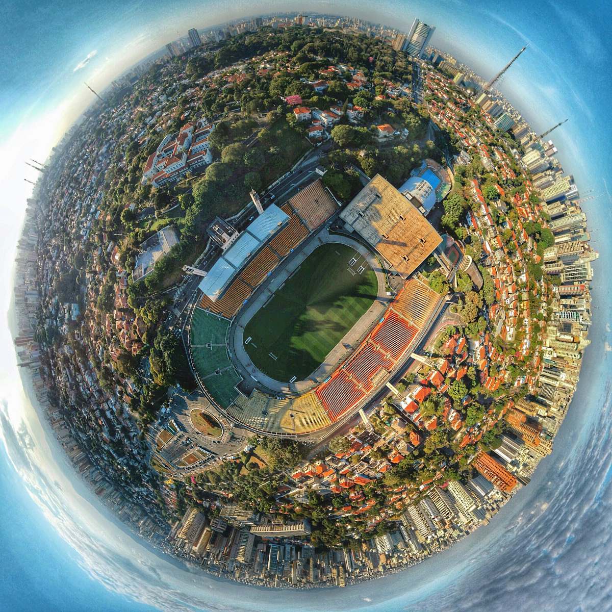 brazil little planet photography of buildings landscape